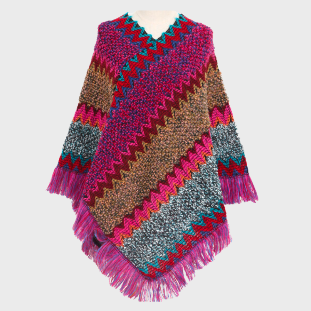 Louisa - Women's Boho-Inspired Poncho