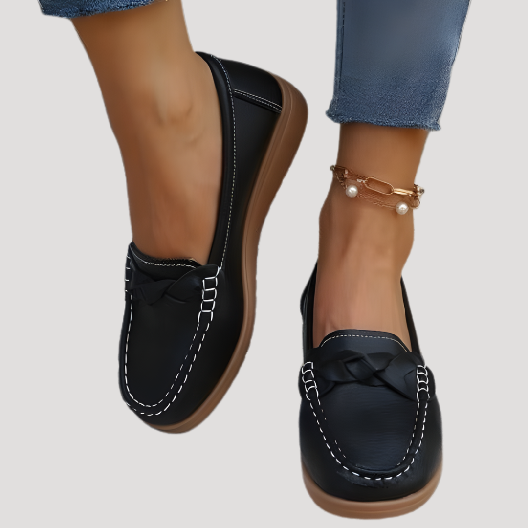 Women's Summer Comfort Loafers with Bow