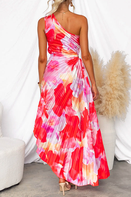Adeline Vibrant Tropical Evening Dress - Elena Harper