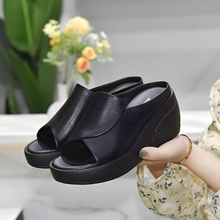 Cassandra Gentle Support Platform Sandals - Elena Harper