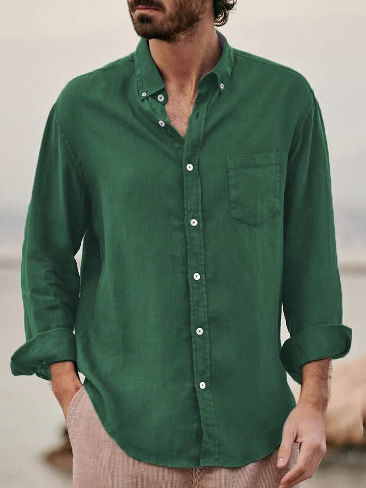 Cotton Shirt for Men - Elena Harper