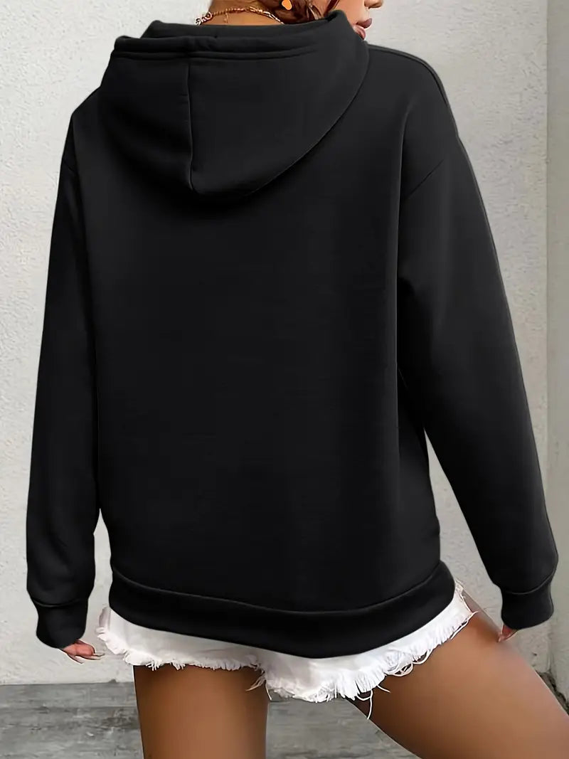 Vanora Long Sleeve Hoodie with Pockets, view 8 - Elena Harper