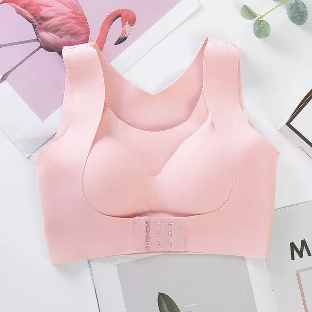 Comfortable Women's Bra with Crossed Straps