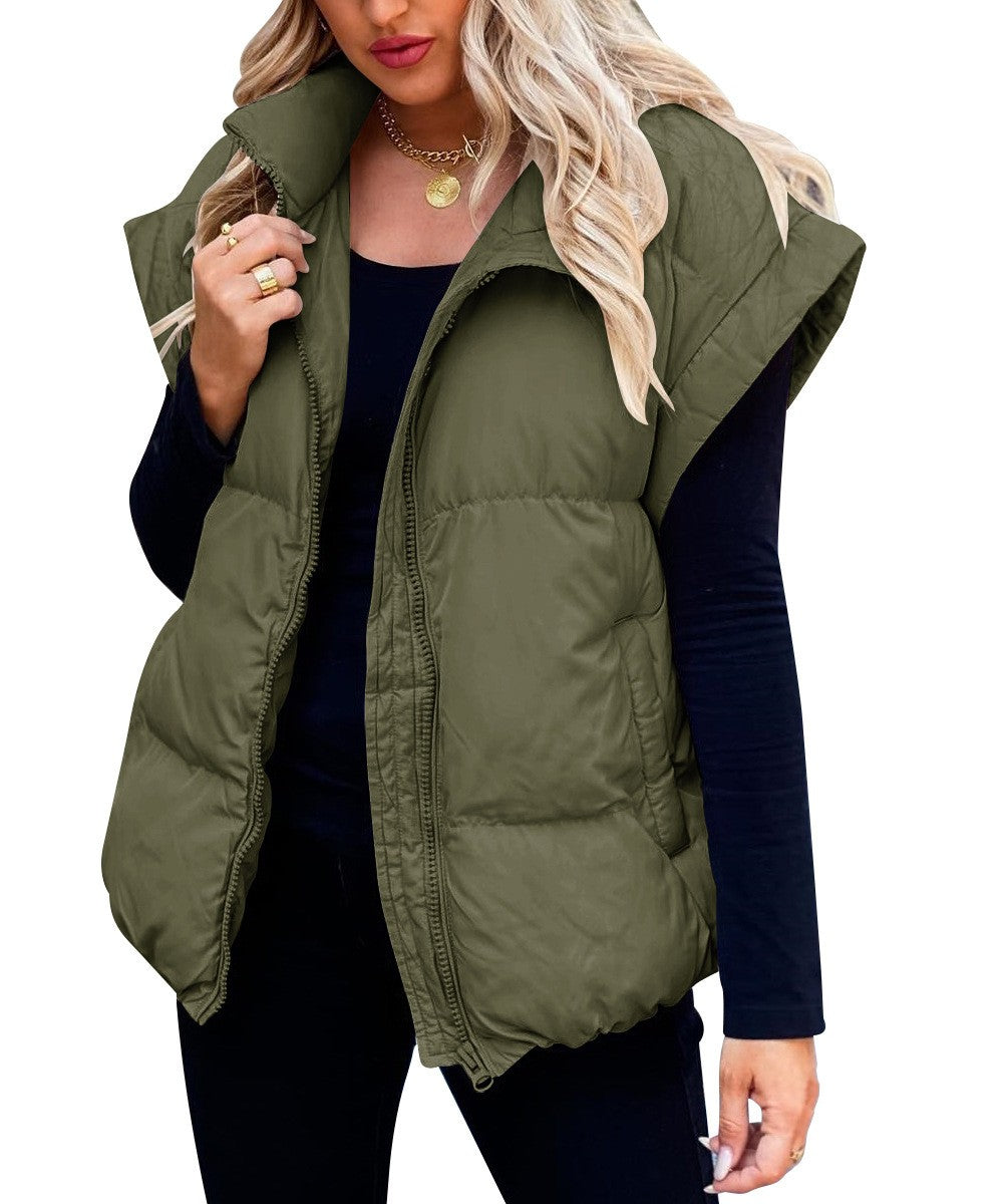 Oversized Women's Bodywarmer - Warm and Modern