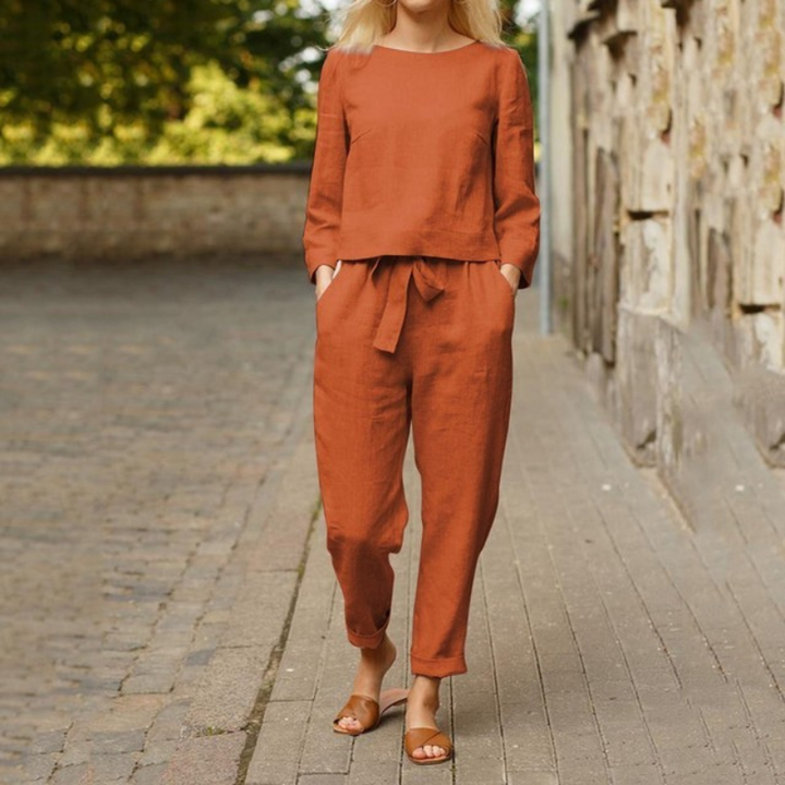 Sarah | Elegant and Lightweight Women's Summer Two-Piece Set
