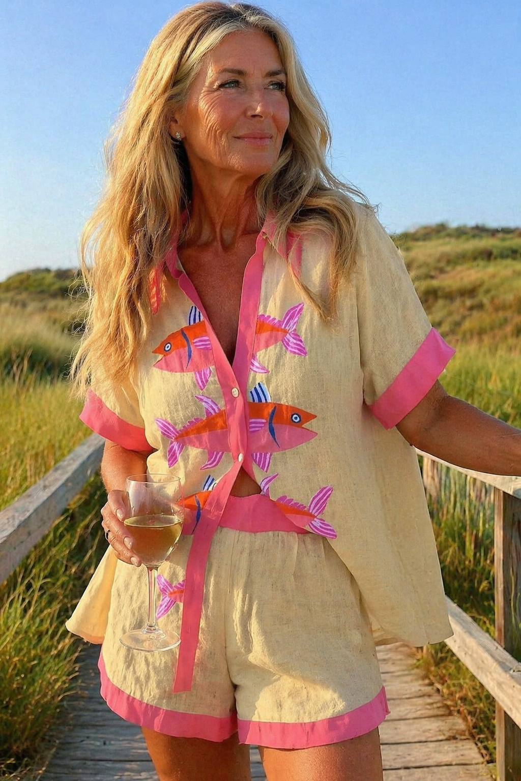 Women's Stylish Summer Two-Piece Set