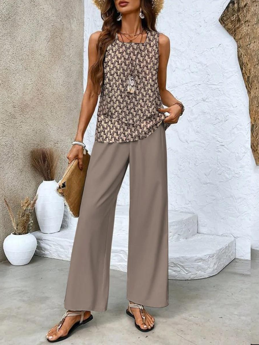 Emilia | Airy and Elegant Women's Summer Two-Piece Set