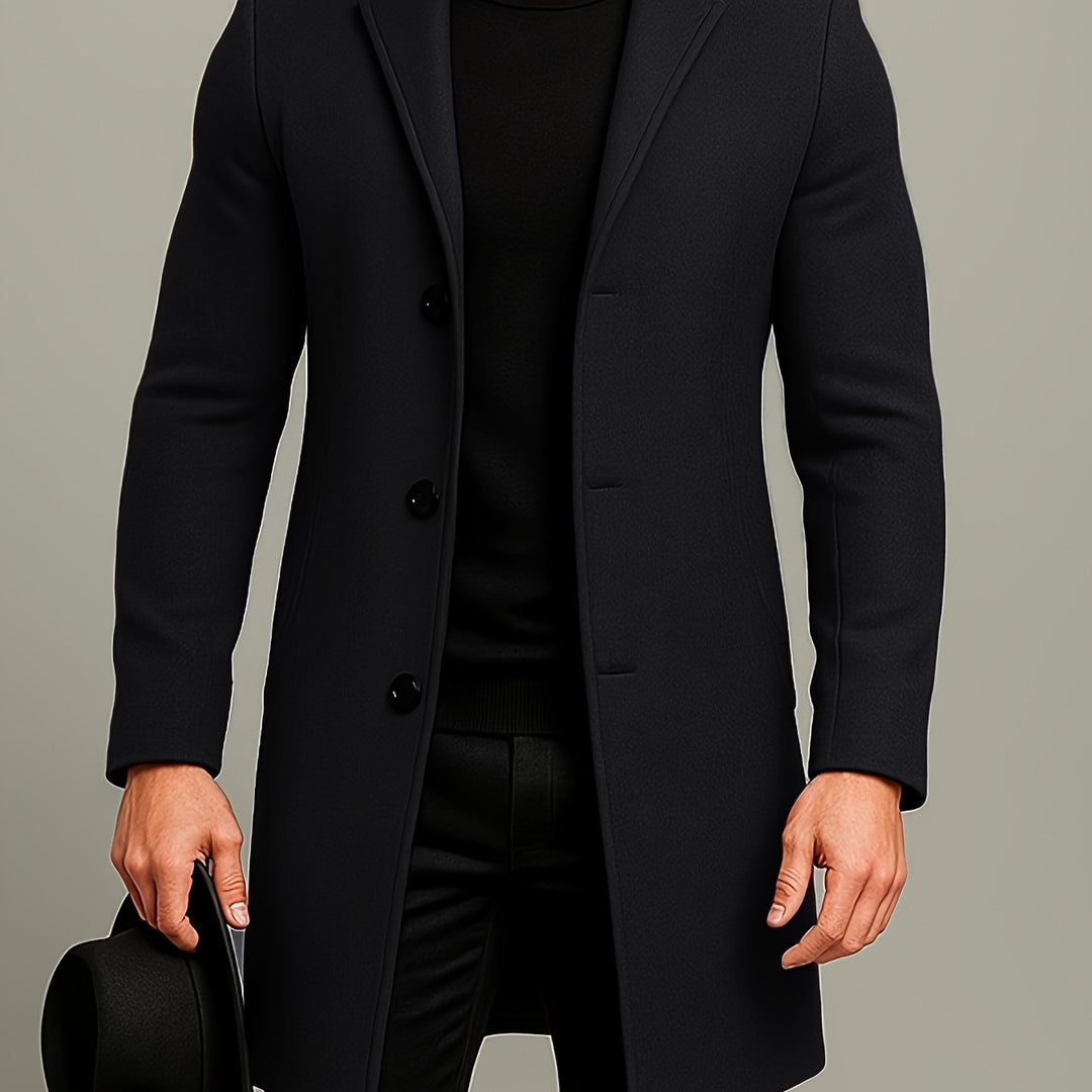 ELENA HARPER™  |  CLASSIC BUTTON COAT FOR MEN