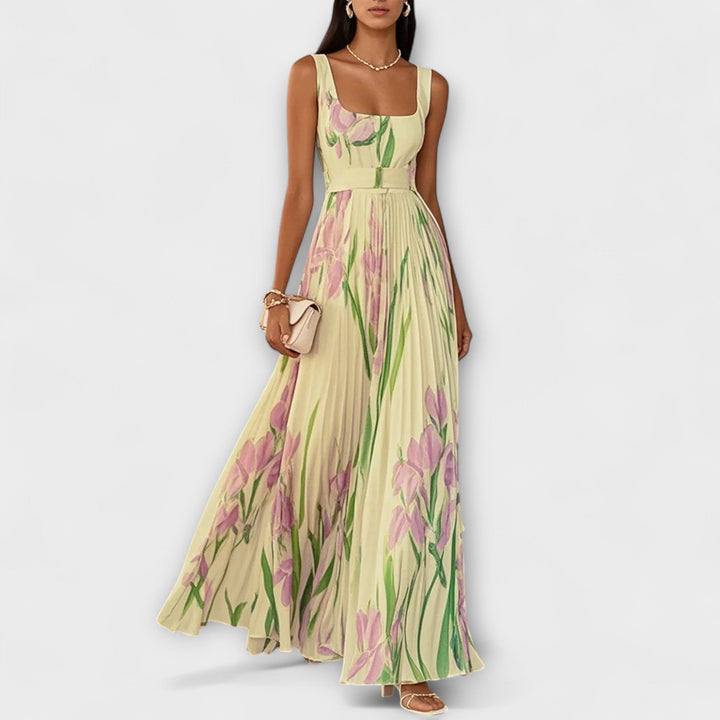 Sofia Blooming Elegance Maxi Dress - Elena Harper