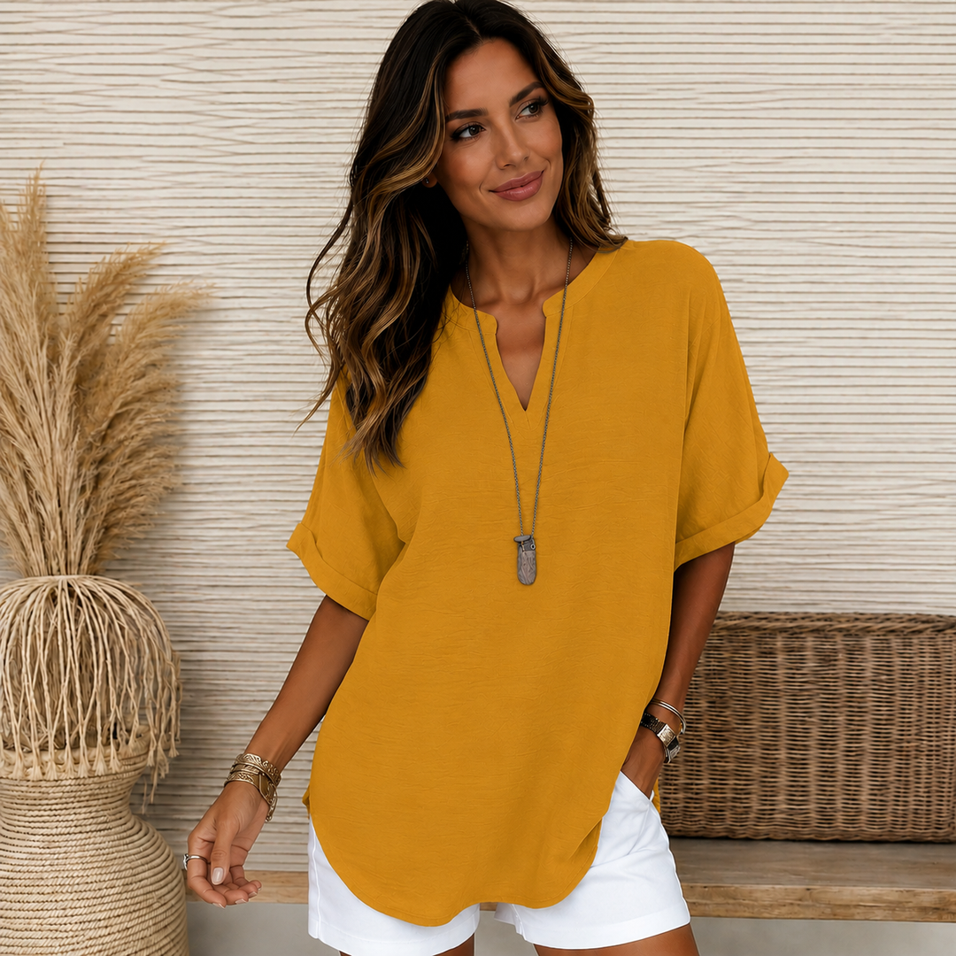 Mirel™ | Comfortable Blouse with V-Neck