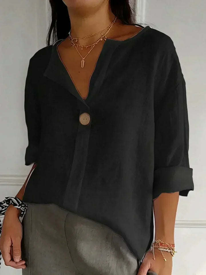 Zamma Top V-Neck Relaxed - Elena Harper