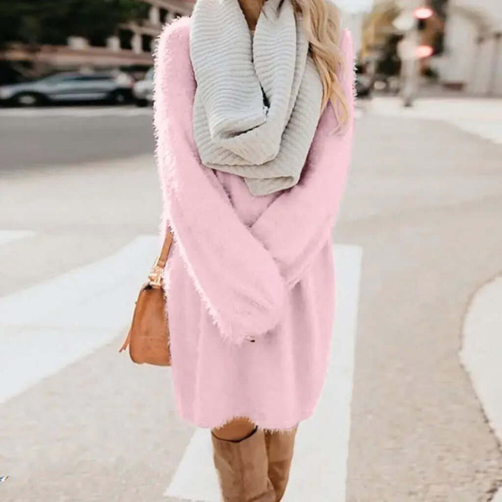 Mini Dress with Loose Sleeves