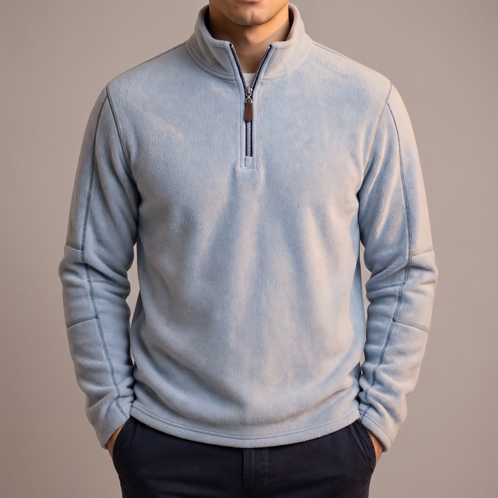 David | Warmer and Comfortable Fleece Zip-Up Pullover for Men
