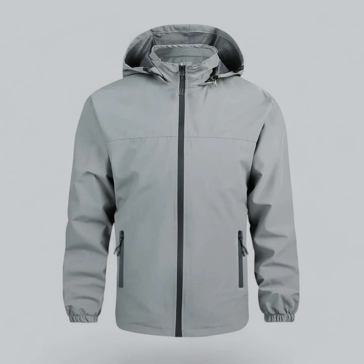 Men's Waterproof Windproof Jacket, view 4 - Elena Harper