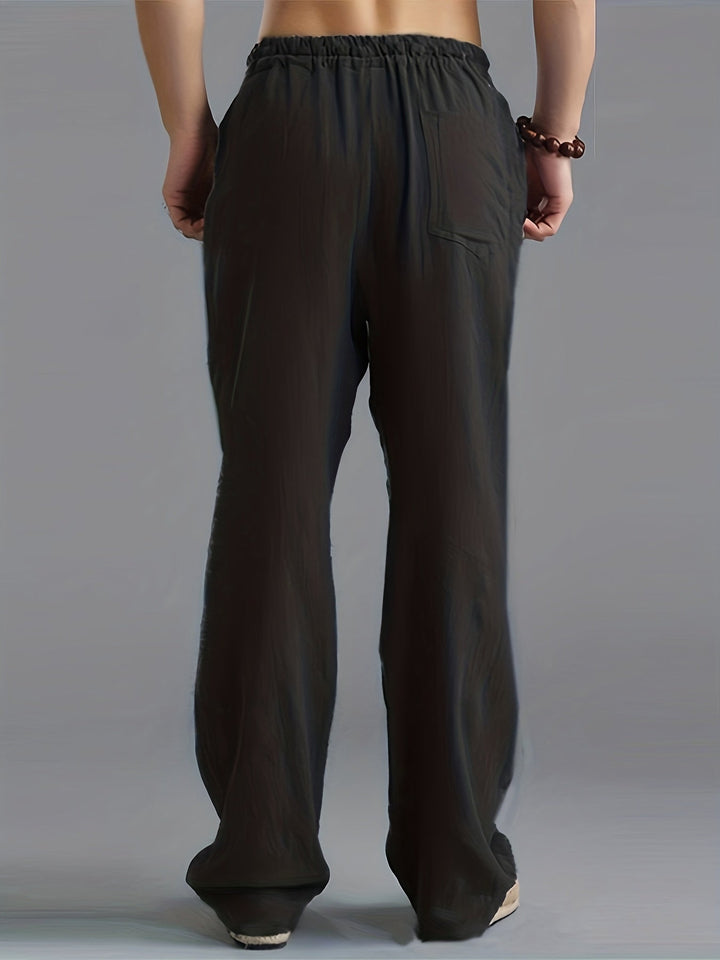 Comfortable Linen Pants for Men Sorevano, view 4 - Elena Harper