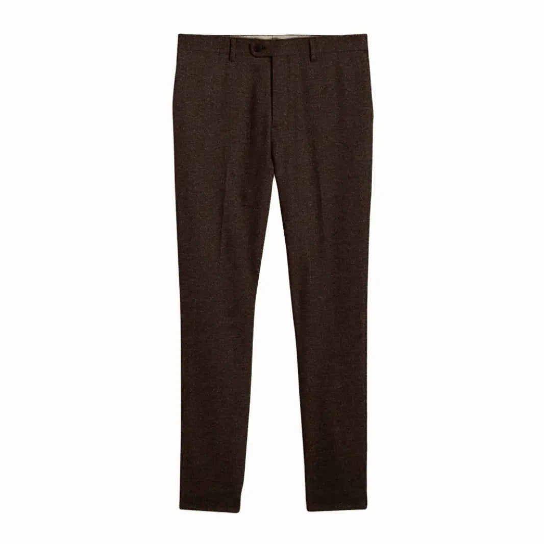 Harrington Oxford | Men Wedding Three‑Piece Suit Tweed