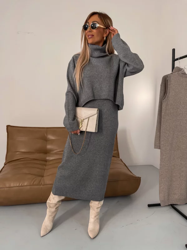 Nicole Knitted Set for Autumn/Winter for Women - Elena Harper