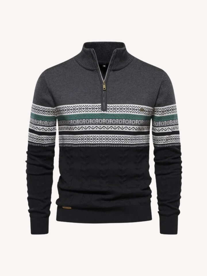 Clark Quarter Zip Jumper - Elena Harper