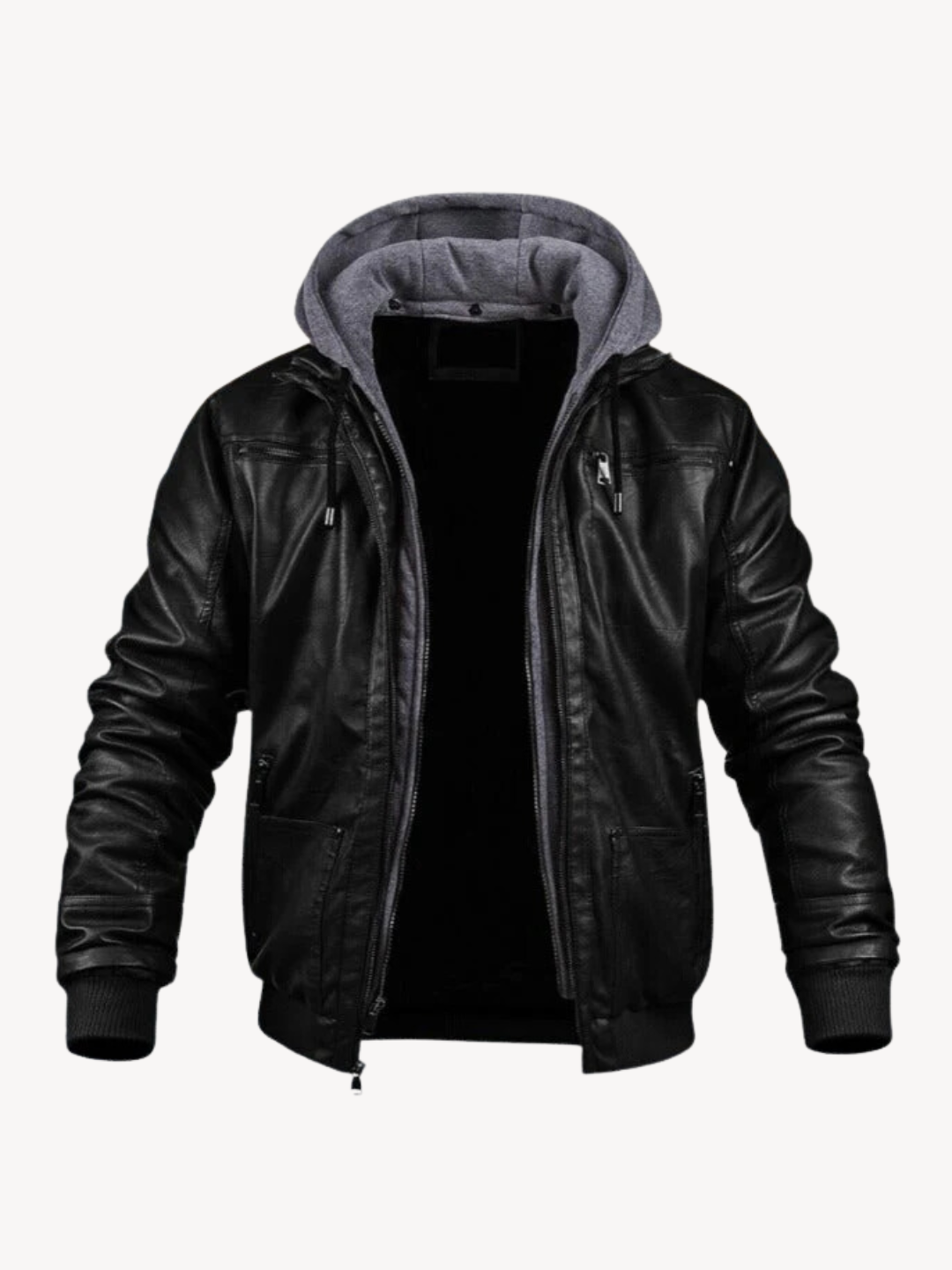 Damon Leather Jacket - Elena Harper
