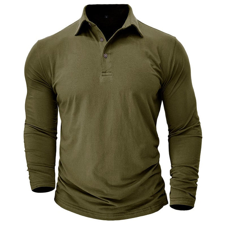 Travis Owen | Stylish Premium Long-Sleeve Polo