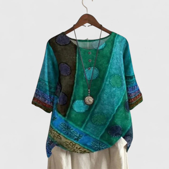 Auralie Elegant Boho Top - Elena Harper