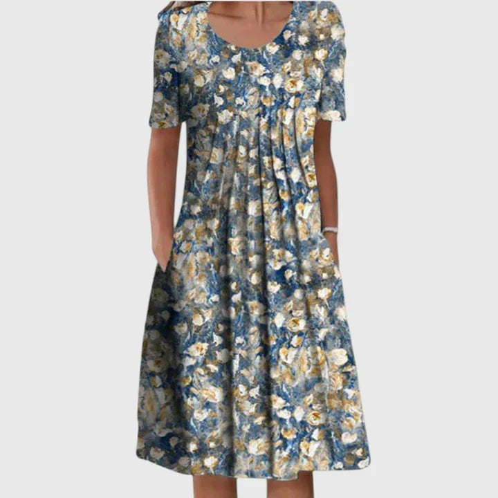 Acy Elegant Dress that Covers the Stomach - Elena Harper