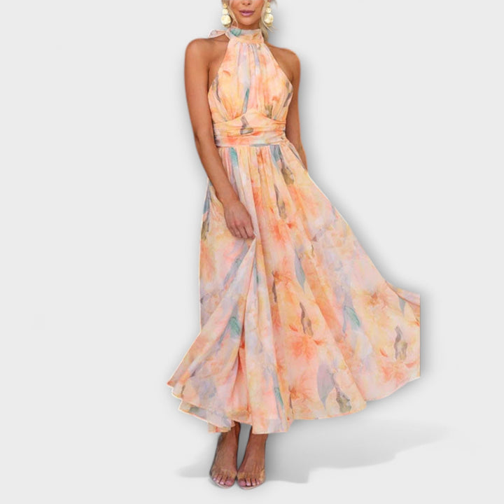 Alana Maxi Halter Dress Dream - Elena Harper