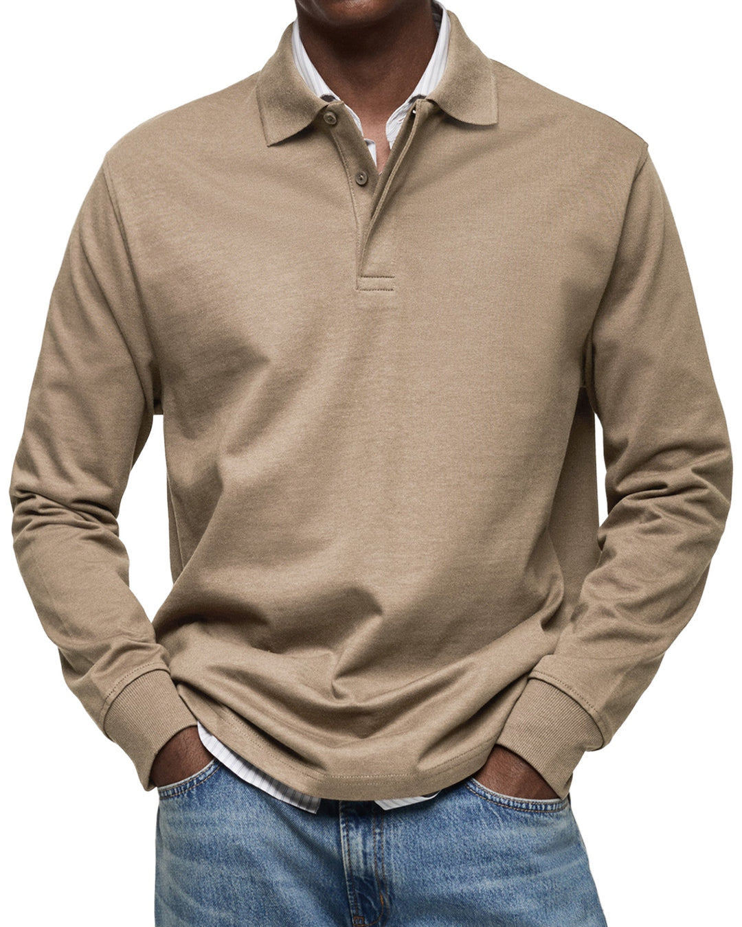 Luxury Long-sleeved Polo - Elena Harper