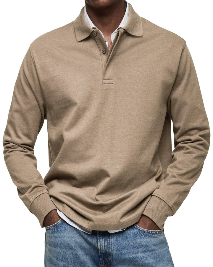 Luxury Long-sleeved Polo - Elena Harper