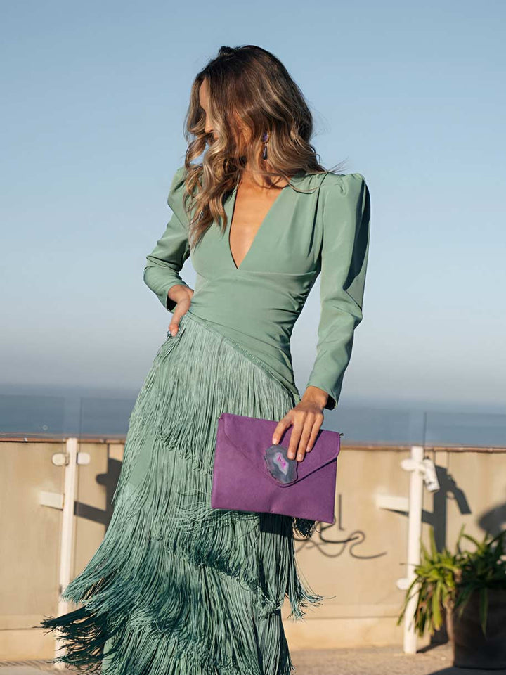 Fringe Round Dress - Elena Harper