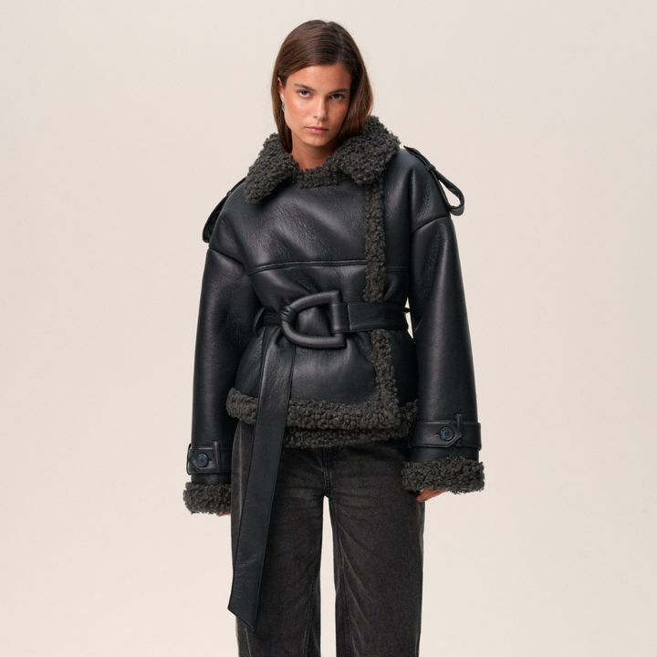 Avery – Cozy Urban Shearling-Style Jacket