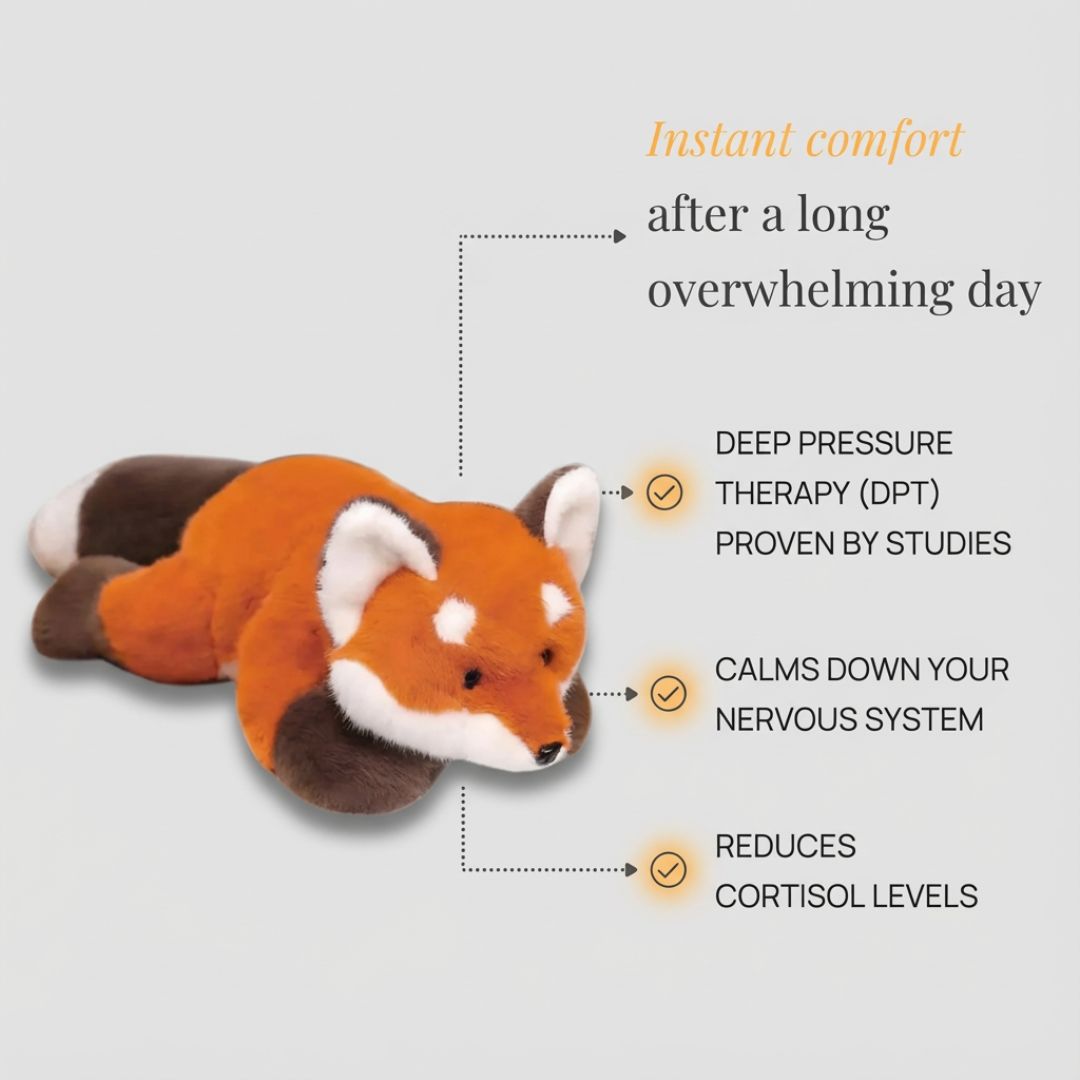 Unisex Long Animal Cuddle Pillow for Comfort & Relaxation
