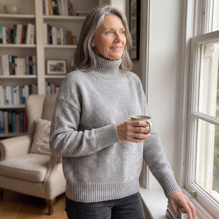 Elina | Luxurious and Soft Cashmere Turtleneck Sweater