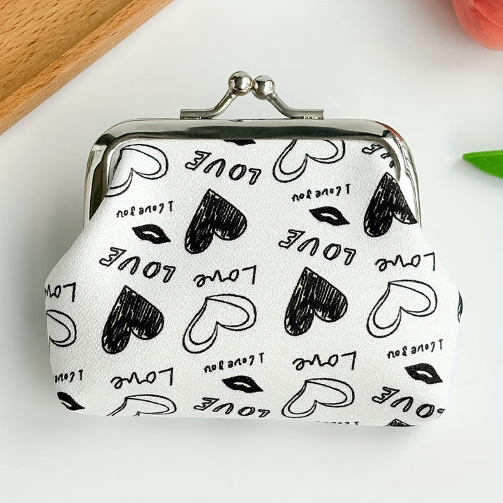 Heart Printed Wallet