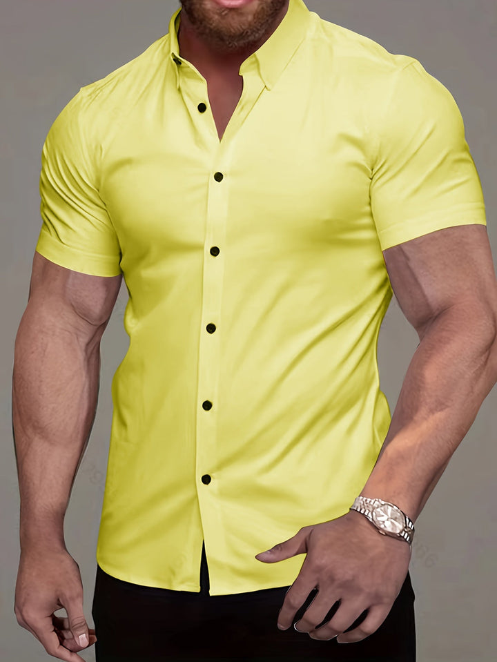 LAURENT MONACO | SLIM-FIT SUMMER SHIRT FOR MEN