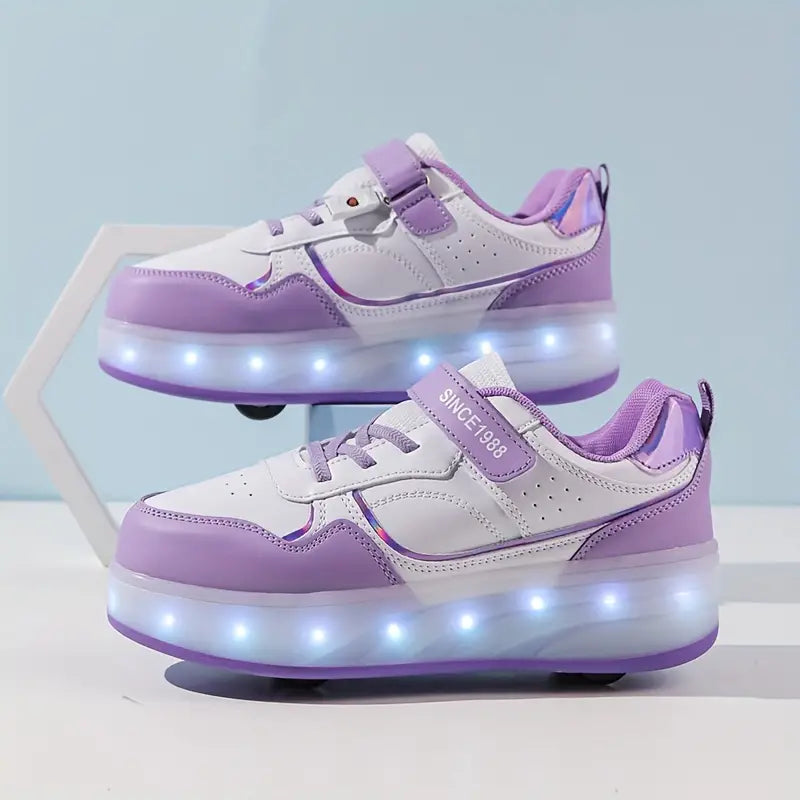Trendy Roller Shoes for Children - with Lights