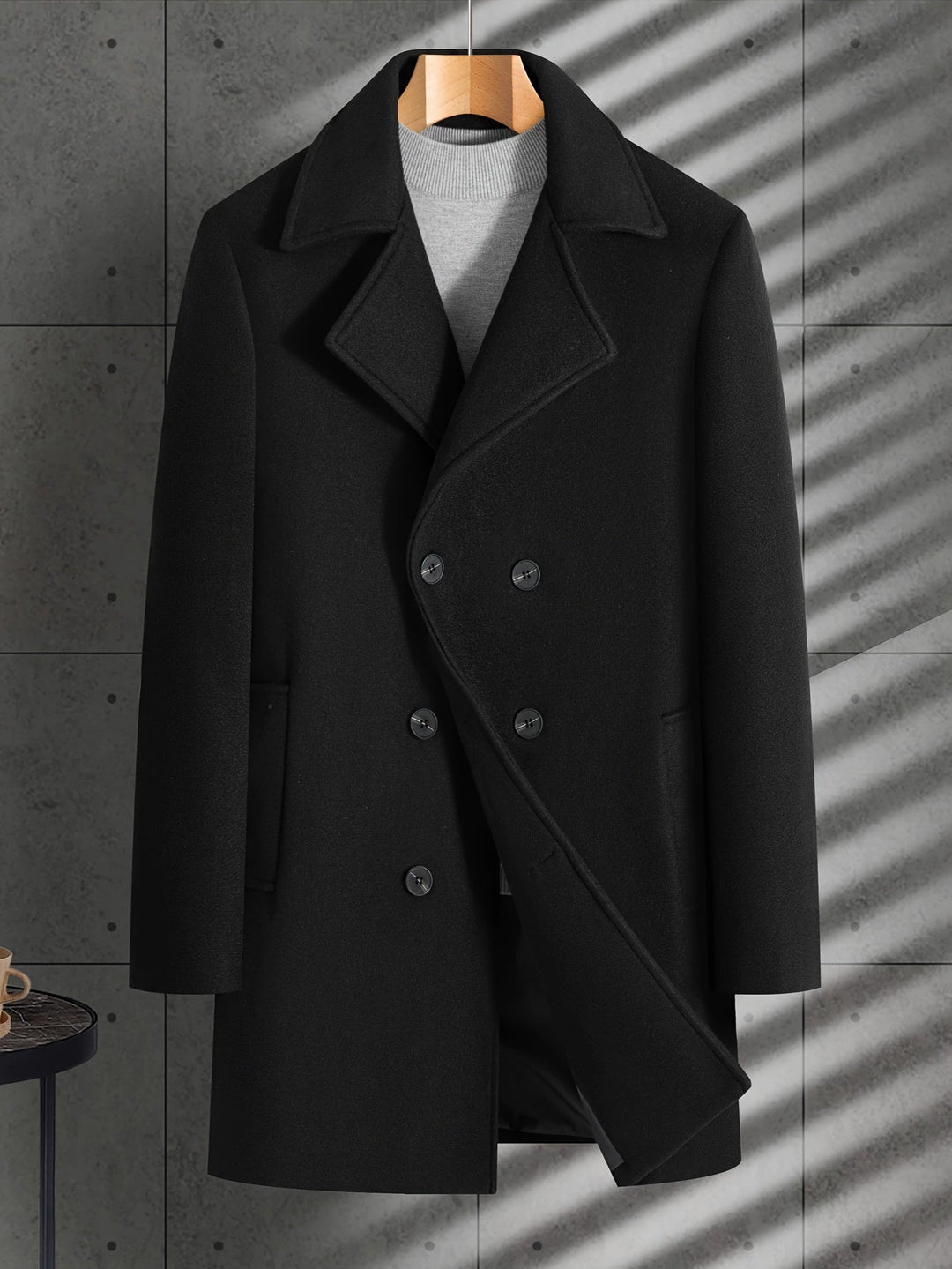 ELENA HARPER™  |  MIDI REVERSIBLE COAT FOR MEN