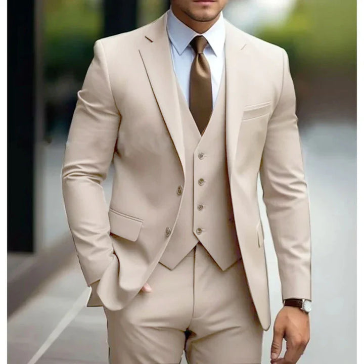 Laurent Monaco Slim-Fit Ceremony Suit for Men, view 5 - Elena Harper