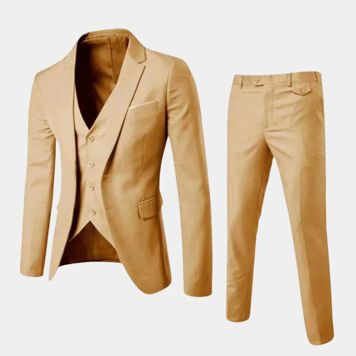 Elegant Men's Suit with Blazer and Trousers, view 3 - Elena Harper