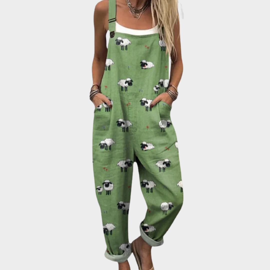 Aurora Printed Jumpsuit - Elena Harper