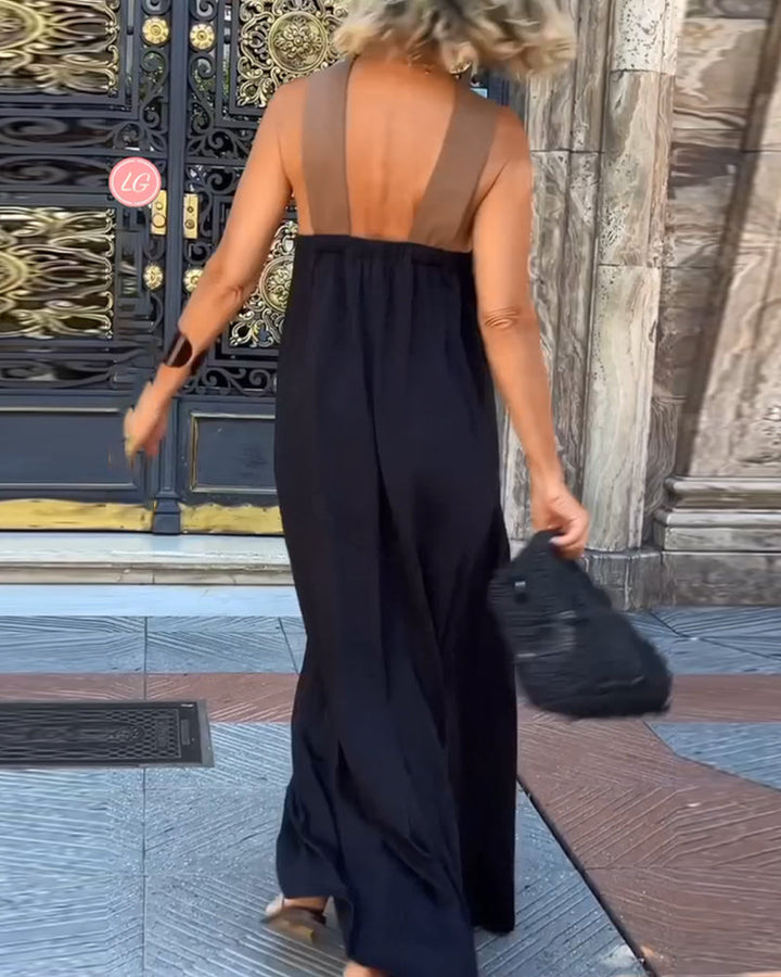 Serena Cross Neck Dress - Elena Harper