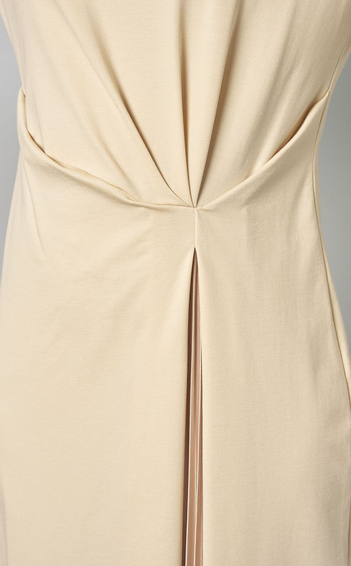 Dress with Side Pleats - Elena Harper