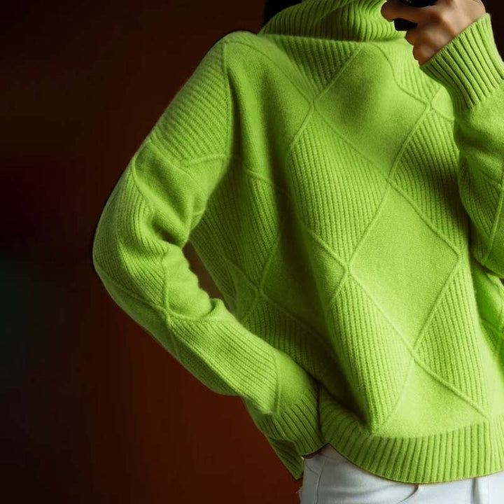 Casual Knit Pullover in Solid Color