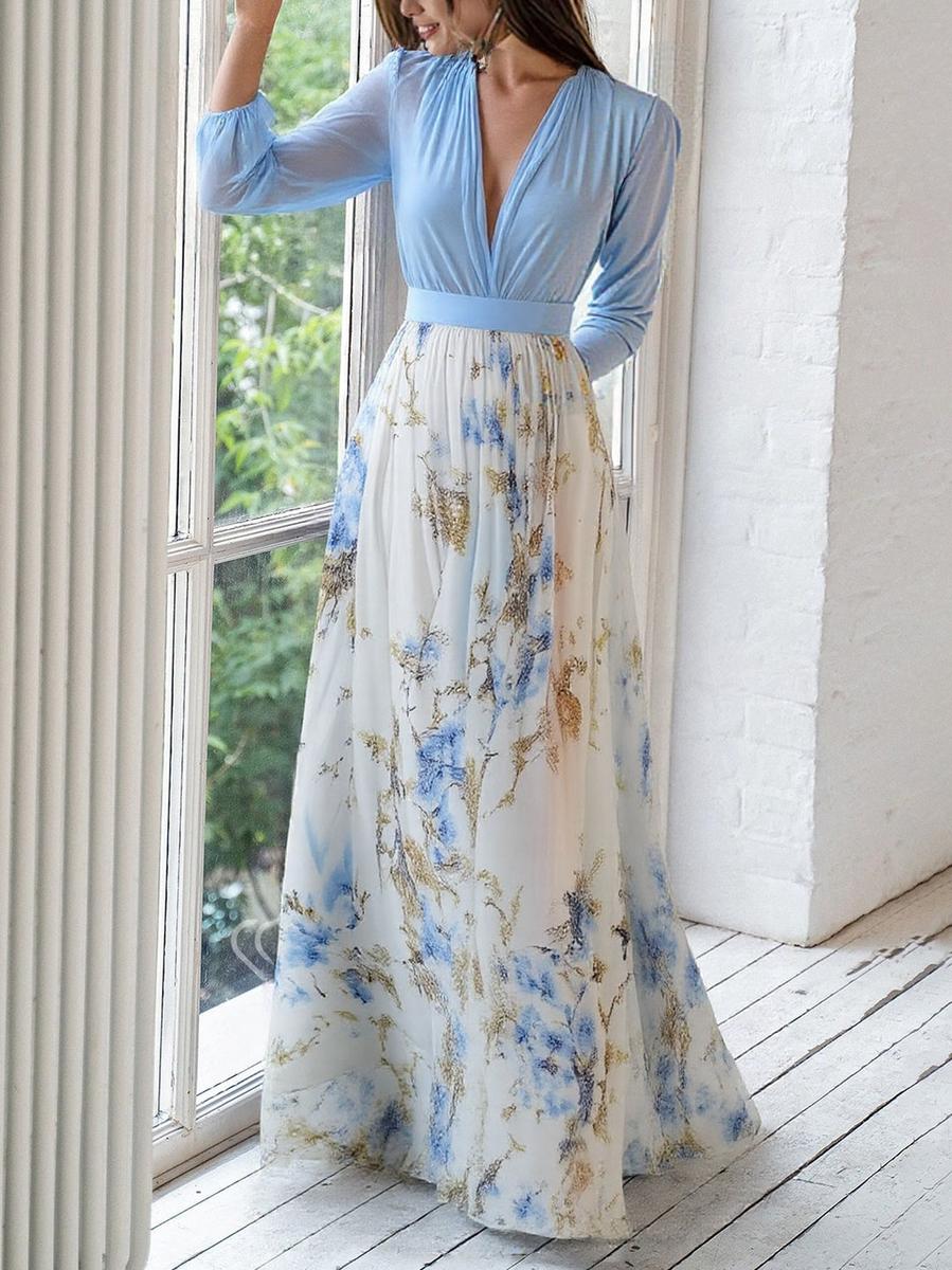 Abigail | Long Dress with Stunning Floral Print
