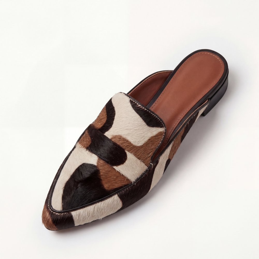 Belmonte Moccasin with Abstract Pattern - Elena Harper