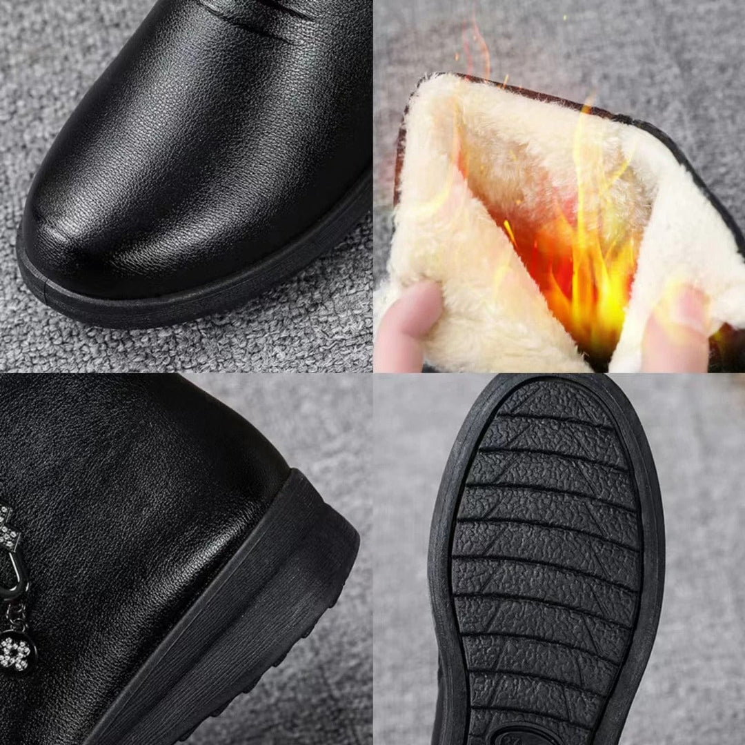 Ashford Versatile Faux Leather Boots - Elena Harper