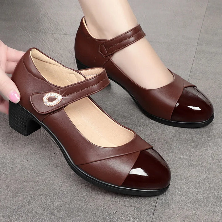 Morenn - Orthopedic Leather Shoe Soft With Strap