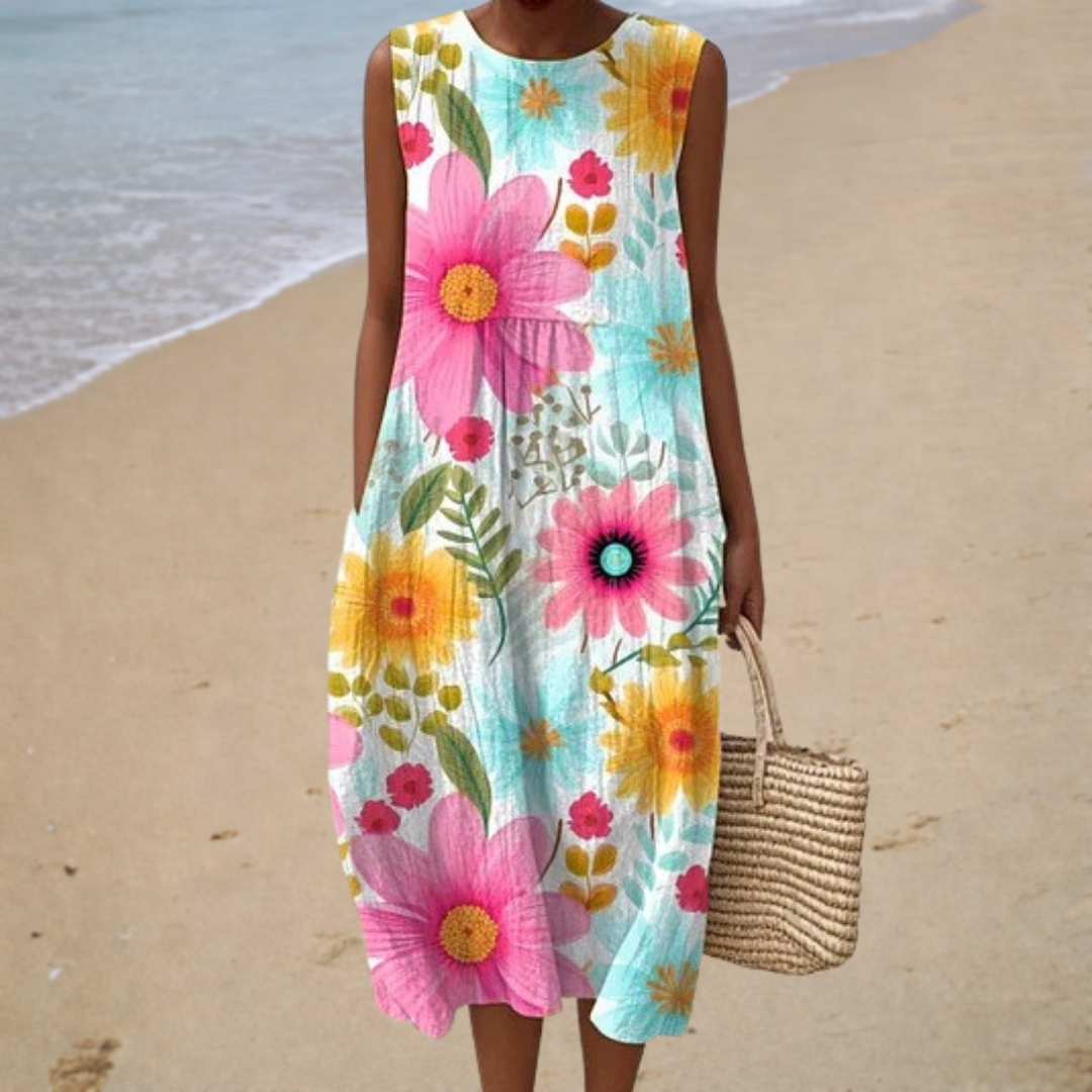 Adélaïde Casual Day Dress - Elena Harper