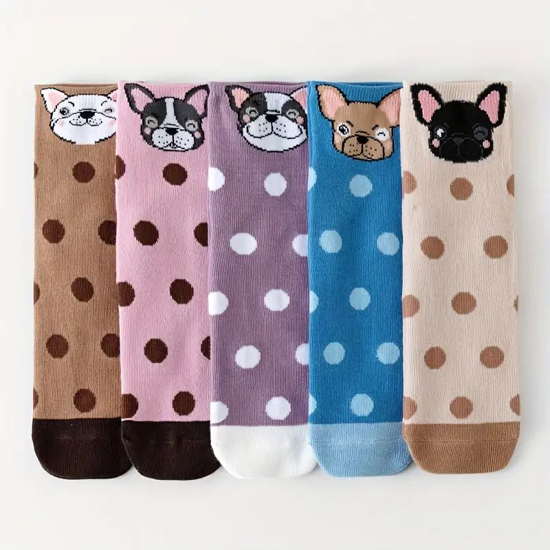 Set of 5 Pairs of Cartoon Socks