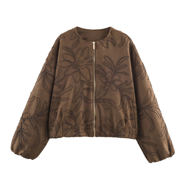 Women's Floral Embroidered Jacket - Yrsa